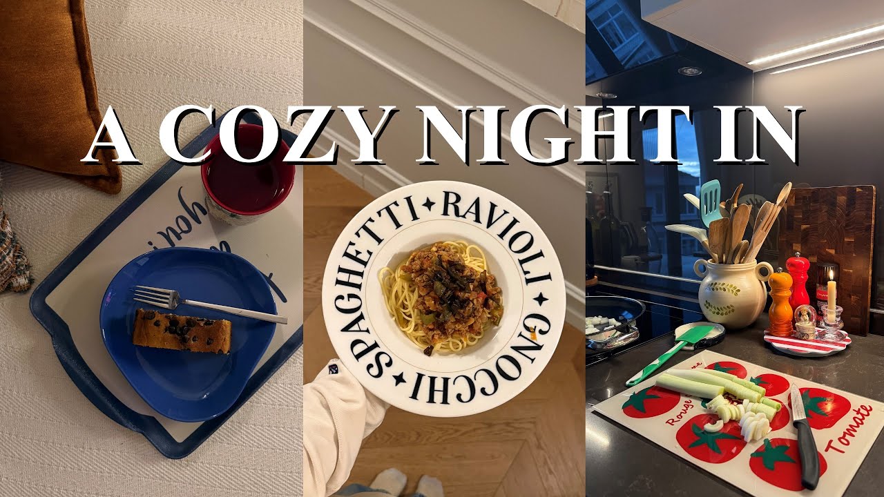 Cozy Home Vlog - Cooking Comfort Food, Making Home Feel Warm