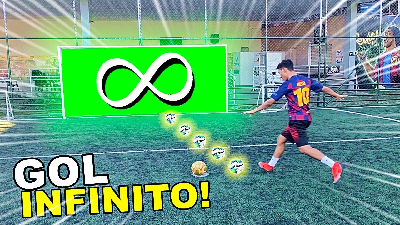 DESAFIO DO GOL INFINITO QUEM GANHOU ?! DESAFIOS DE FUTEBOL