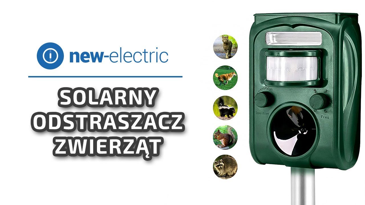 Solarny odstraszacz zwierząt - unboxing