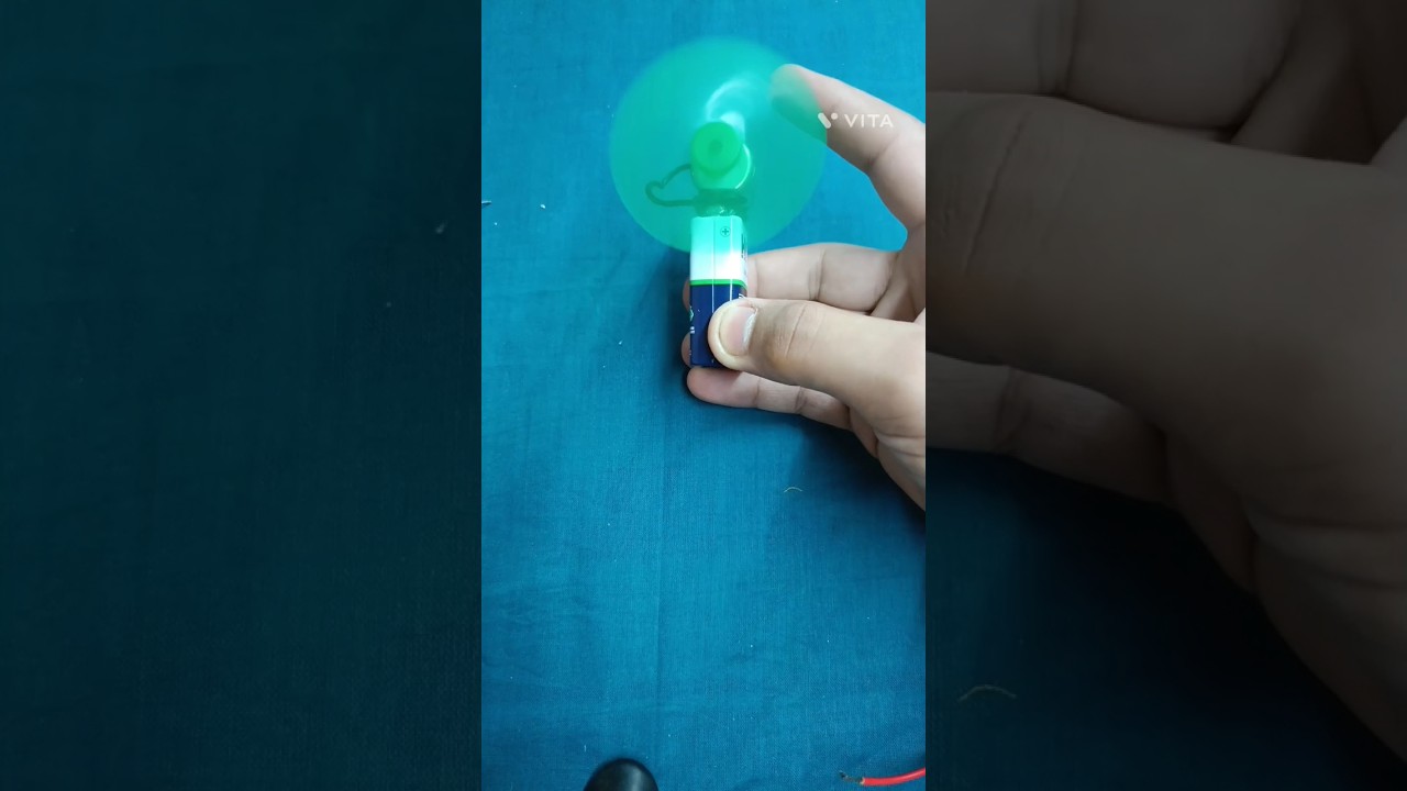 How to make a mini fan from Hlw battery #diy #experimant