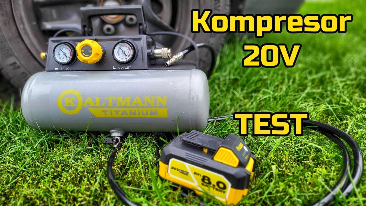 Kompresor 20V Kaltmann Tiatanium KTI-KOM20V - TEST
