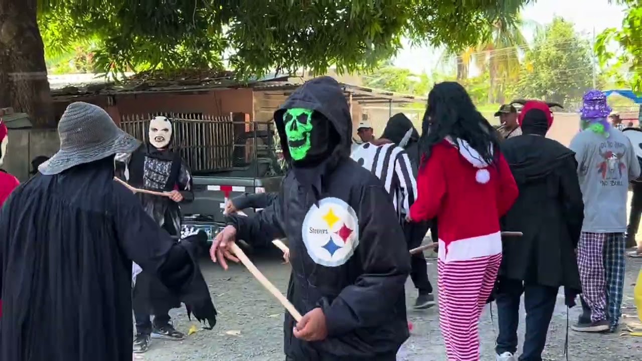 Los mascarados parte2 cantón de fiesta 👍👍👍