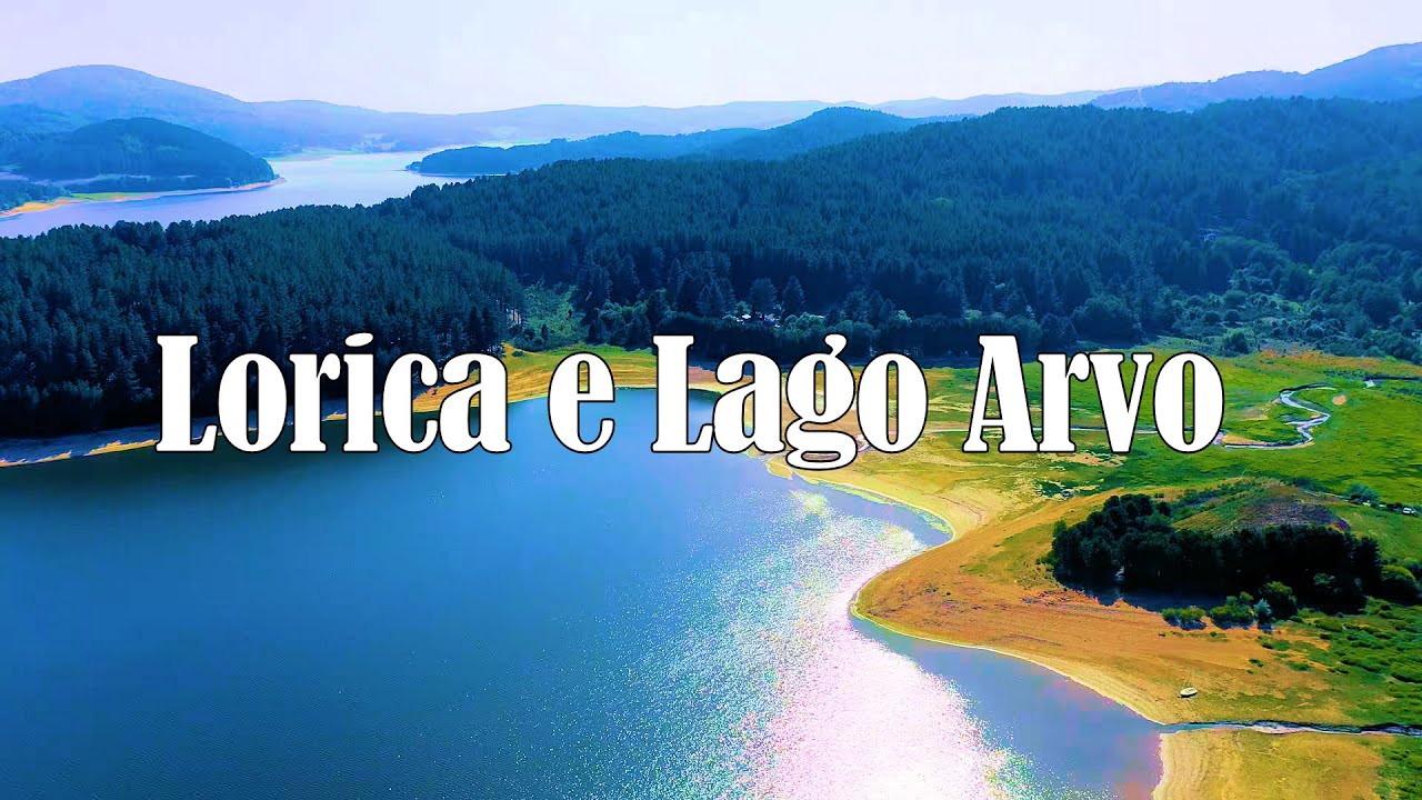 Lorica e Lago Arvo dal cielo | Sila Cosenza Calabria