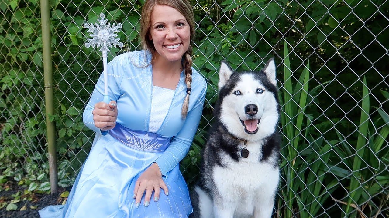 Frozen Elsa & Sky's Morning Routine!