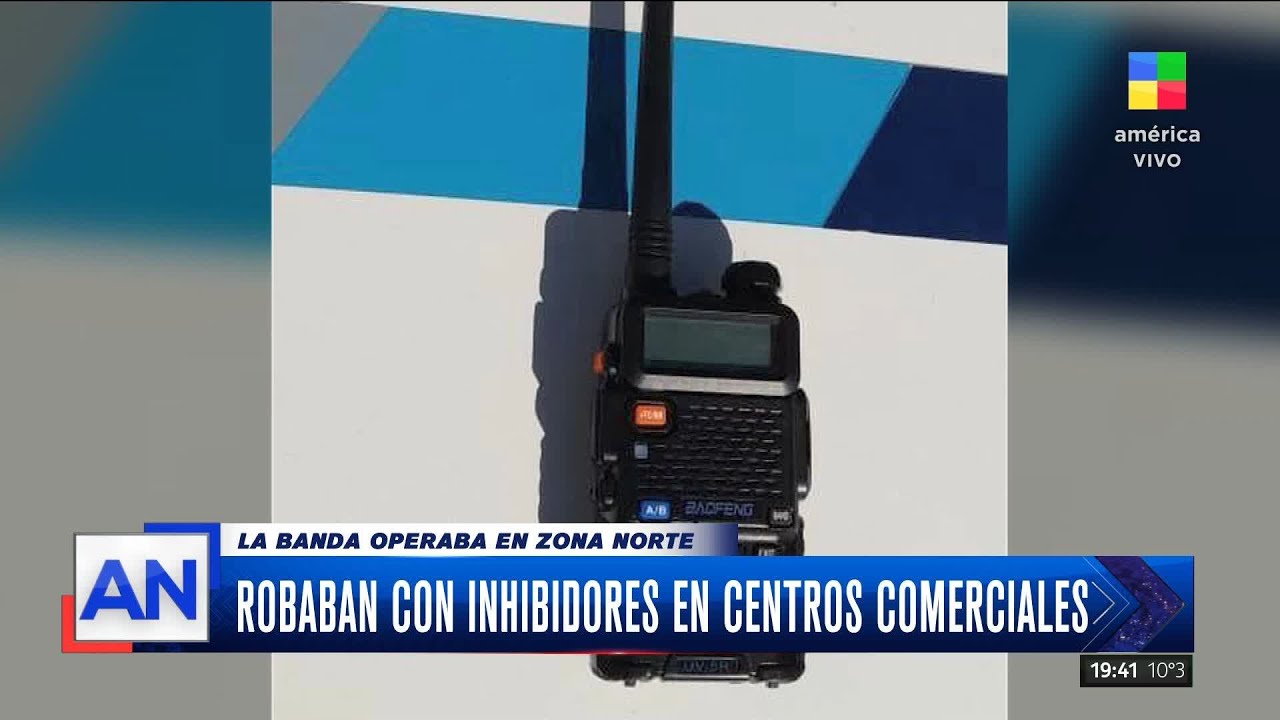 🔴 Robaban con inhibidores en centros comerciales: la banda operaba en zona norte