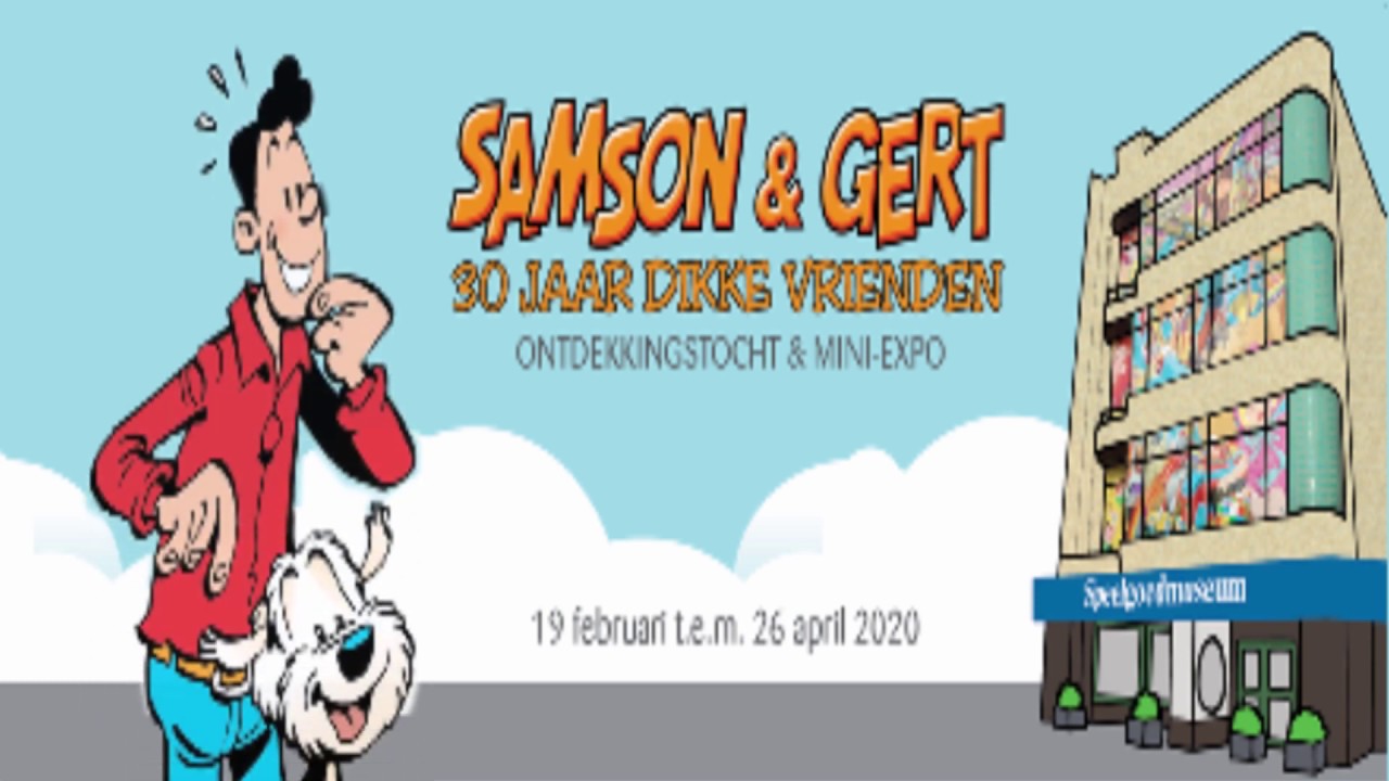 Mini expo Samson en Gert in speelgoedmuseum Mechelen