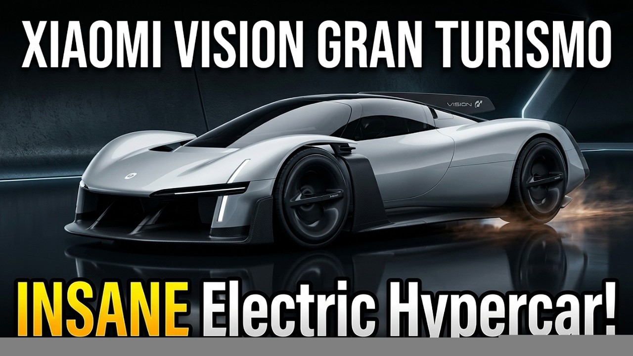 Xiaomi Vision Gran Turismo: Безумный электрический гиперкар от технологического гиганта! | AUTOBICS