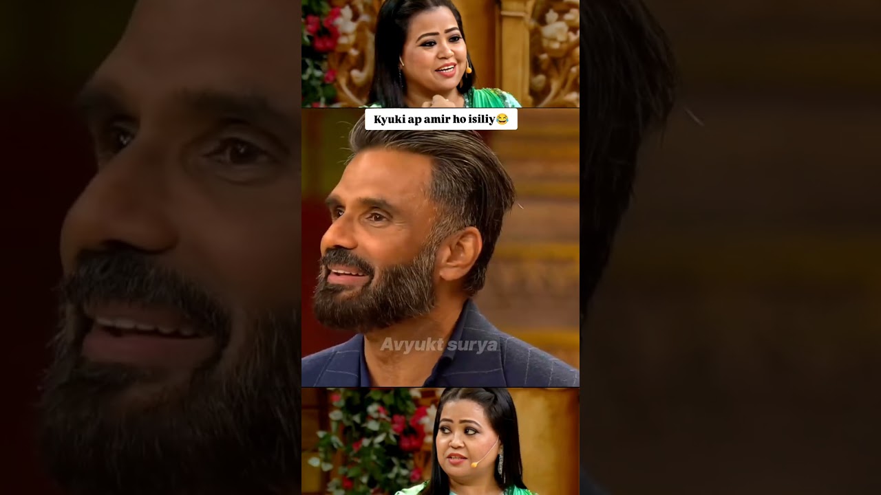 sunil Shetty sir ameer hain😂#sunilshetty #bhartisingh #dancedeewane