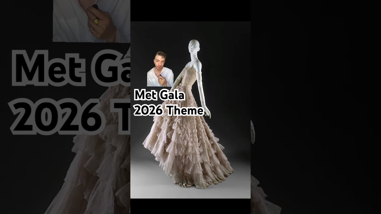 Met Gala 2026 Theme: Costume Art ✨🤓 #fashion #metgala #arthistory