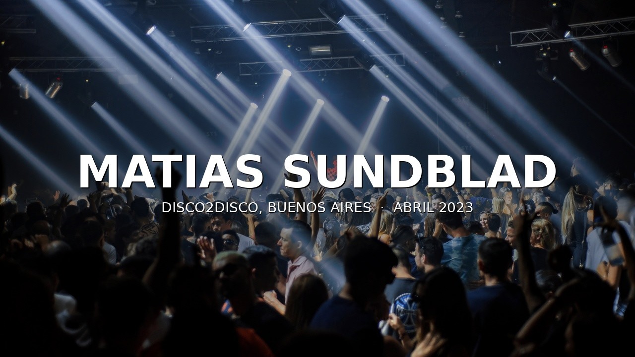 Matias Sundblad Buenos Aires Argentina 2GHTR 2023 Abril