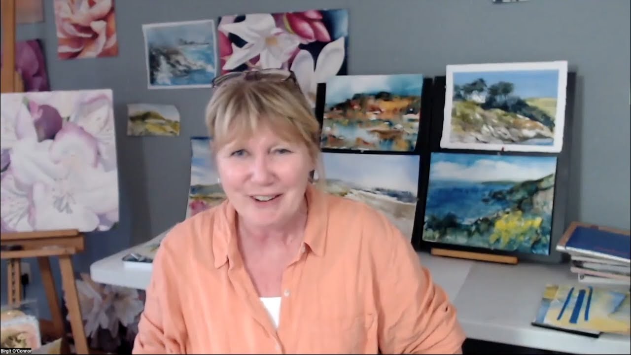 Birgit O'Connor Watercolors Members Featured lessons.