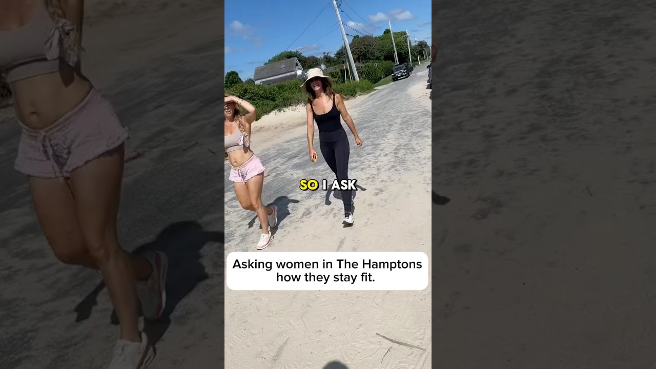 Asking women in The Hamptons how they stay fit. #thehamptons #workout #fitness #swimming