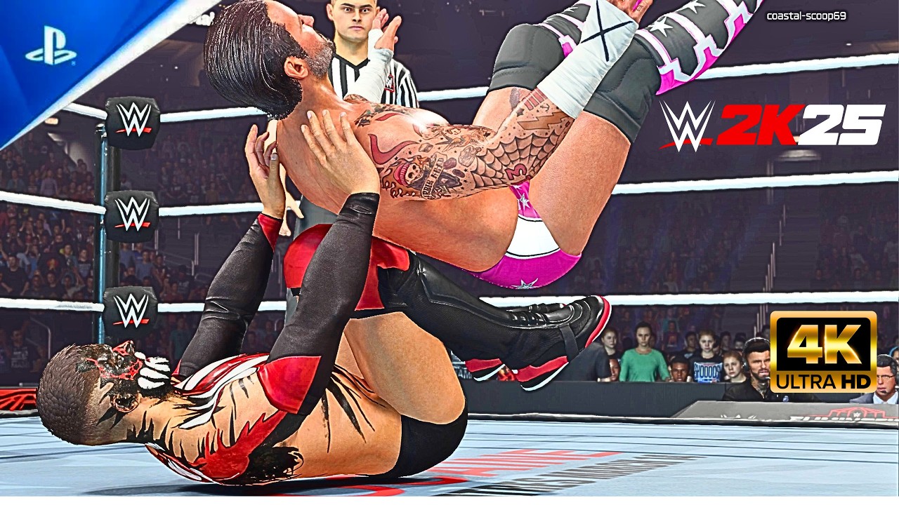 WWE 2K25 - CM Punk vs. Finn Balor - World Heavyweight Championship Match at Elimination Chamber| 4K