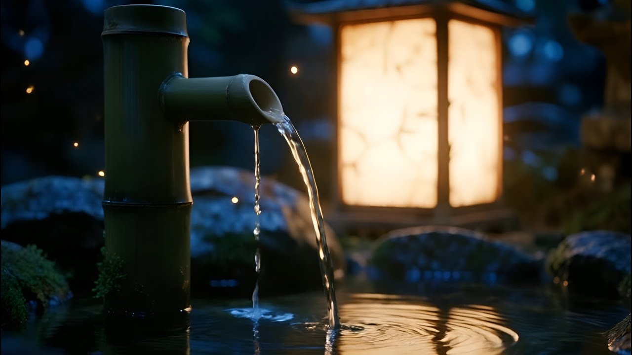 Ultra Calming Bamboo Water Sounds 🌿 Gentle Flowing Water to Relax, De-Stress & Sleep Deeply