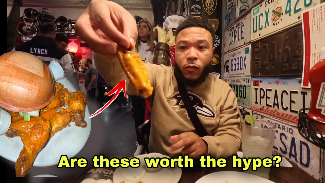 Trying the world’s FIRST buffalo wing restaurant in BUFFALO NY…