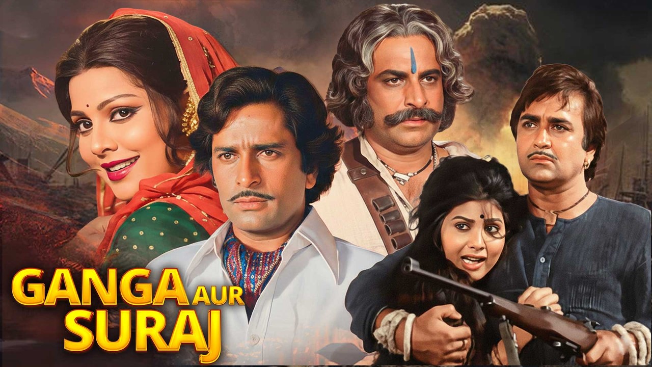 Ganga Aur Suraj (1980) | चंबल के डाकुओं की सबसे बड़ी फिल्म! 🐎 Sunil Dutt, Shashi Kapoor, Reena Roy