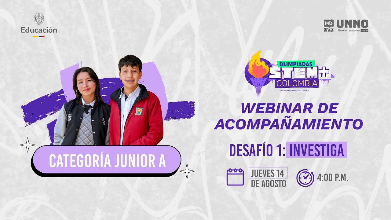 Desafío 1: Olimpiadas STEM+Colombia - Categoría B, Nivel Junior