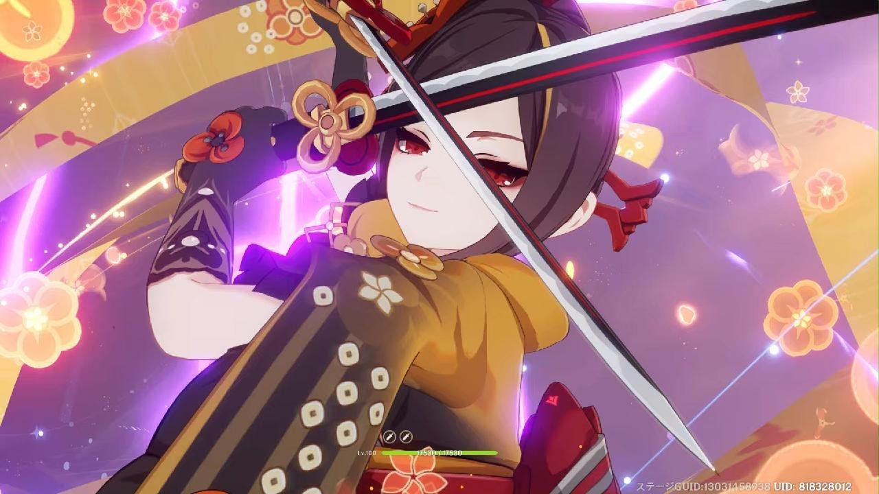 原神_岩元素dpsチェック(イネコロ)