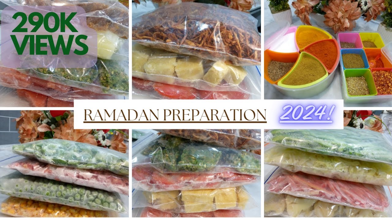 Ramzan Preparations 2024 | Meal Prep For Ramadan | easy tips & tricks video part 1..!