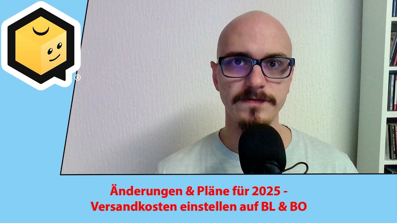 Änderungen & Pläne für 2025 - Versandkosten einstellen auf BL & BO