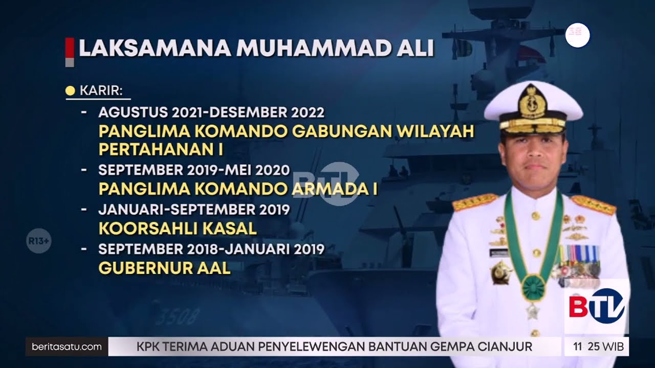 Profil Laksamana Muhammad Ali Dilantik Kasal
