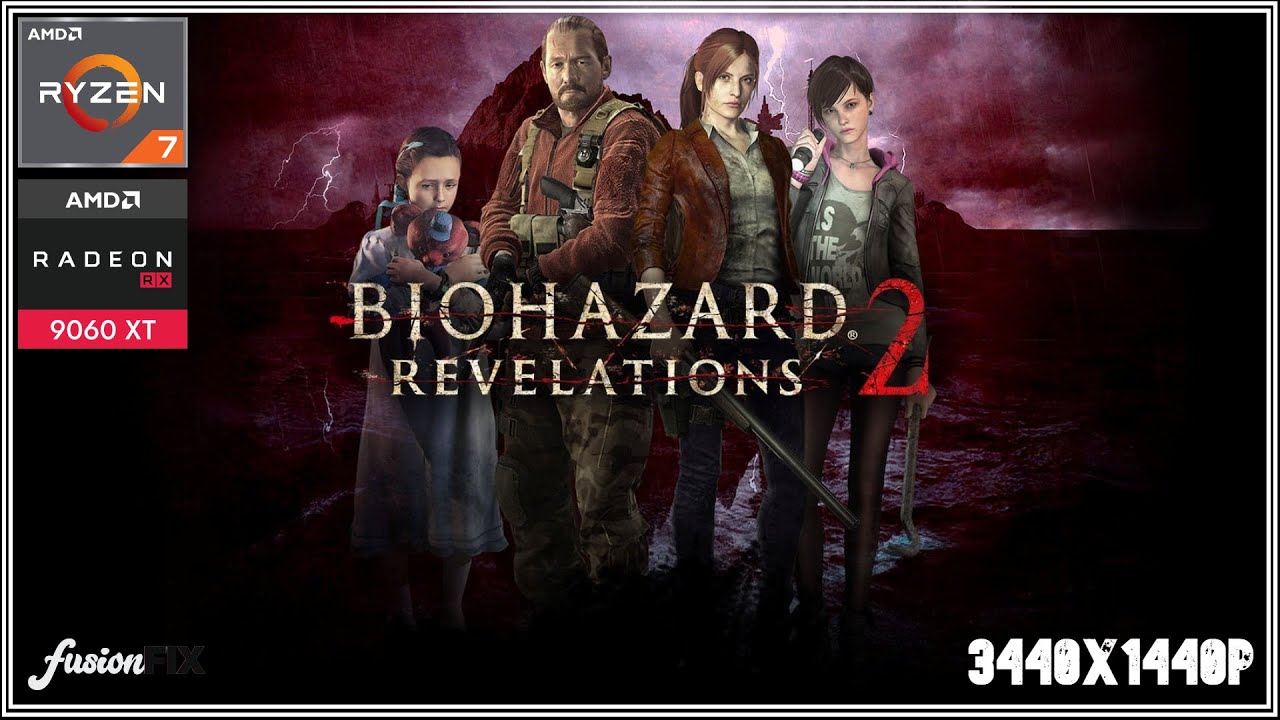 Resident Evil Revelations 2 na RX 9060 XT 16 GB - ULTRAWIDE 1440P