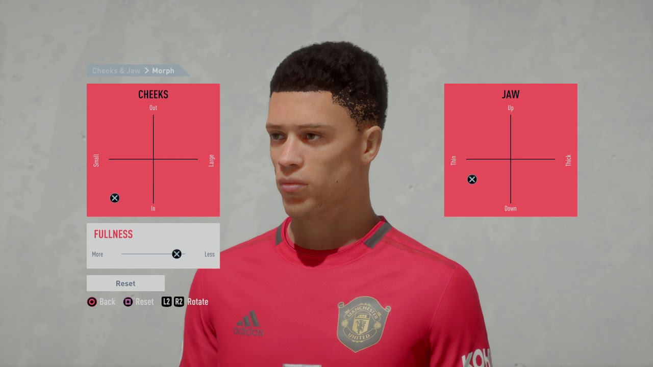 FIFA 20 Mason Greenwood Manchester united player face creation career mode ps4