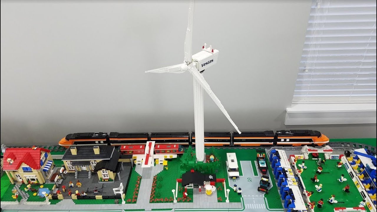 Building & Placing Vestas Wind Turbine