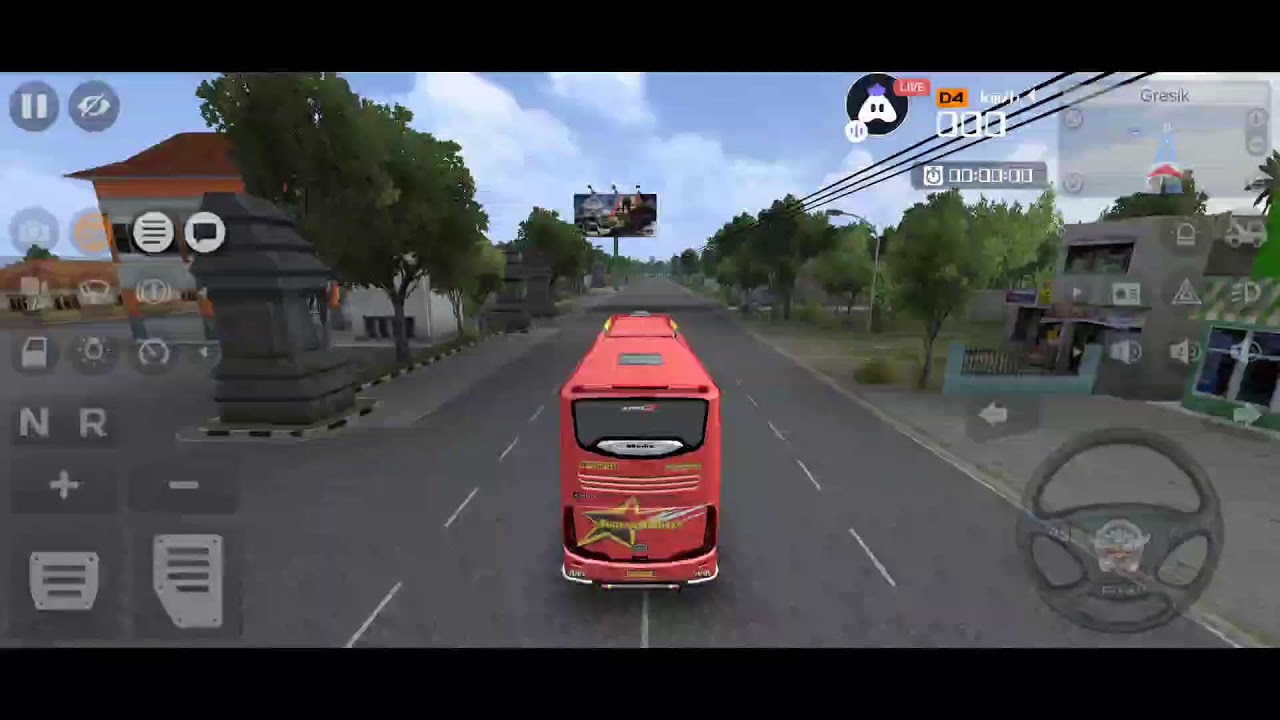 English Bus Simulator Indonesia : 👍 Good stream | Playing Solo | Streaming with Turnip
