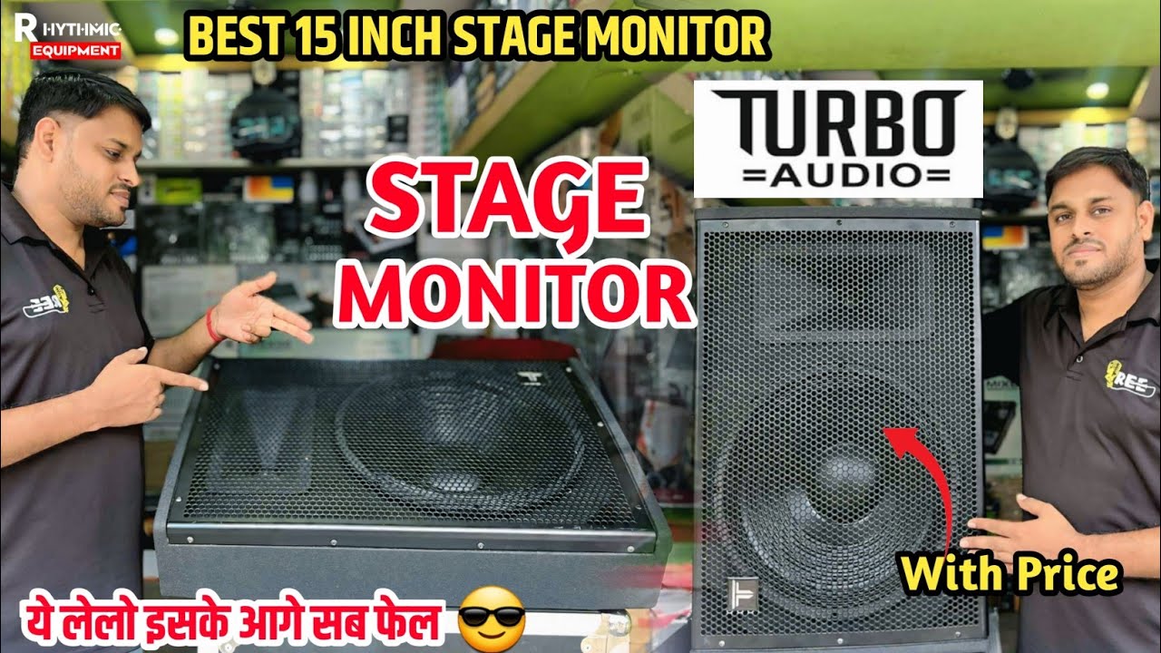 Live Show Ke Liye Perfect Stage Monitor Ka Dhamaakedaar Review,Sound Test & Price