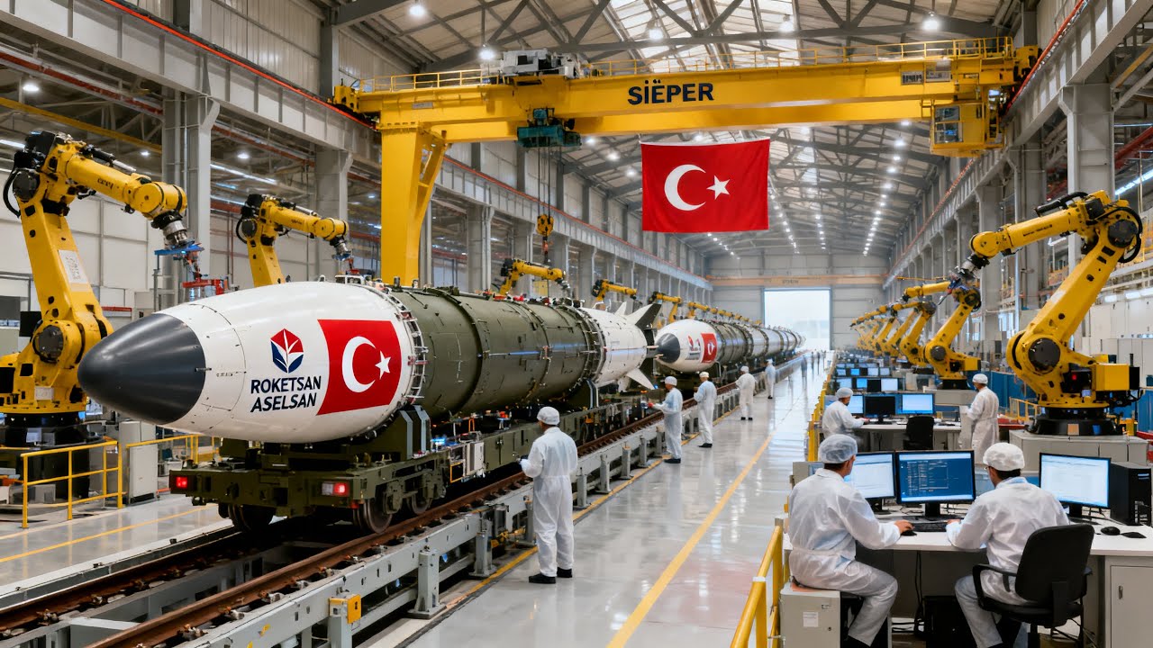 Inside the SİPER Factory: Building the Shield That Stops Nuclear Missiles (Full Process)