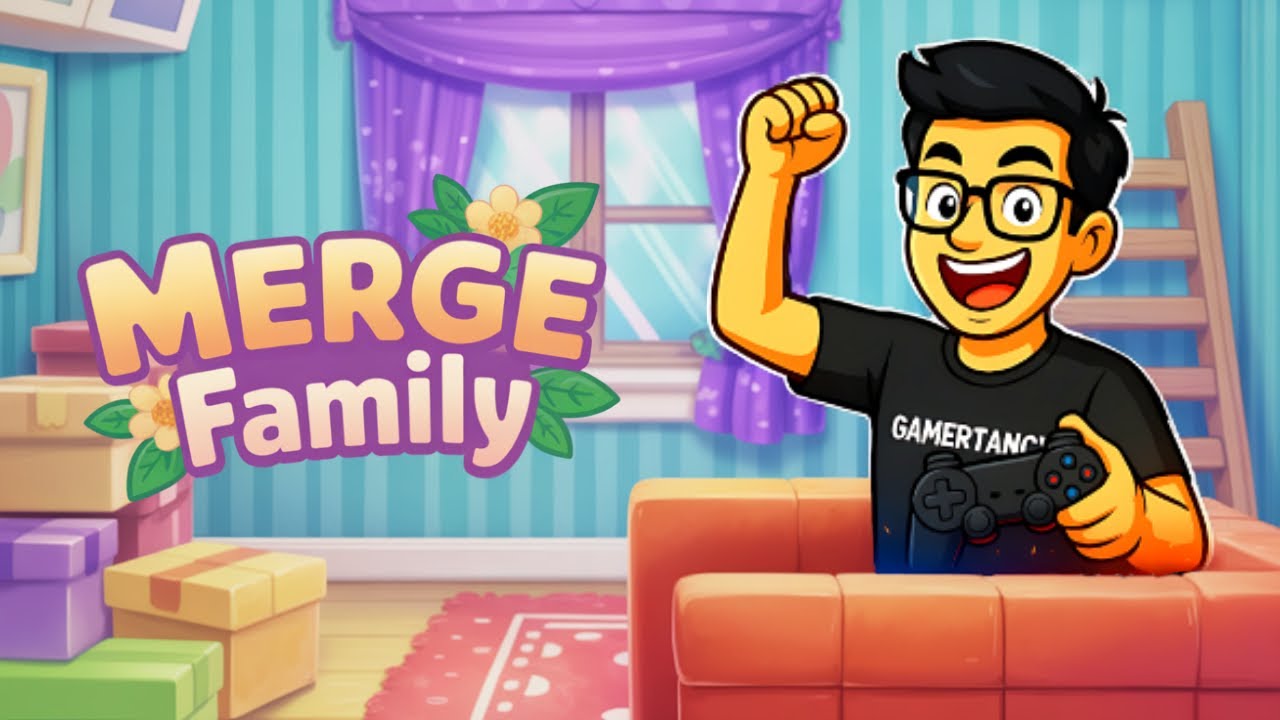 Playing Merge Family Game | Fun Merge Gameplay 🏡🪄✨