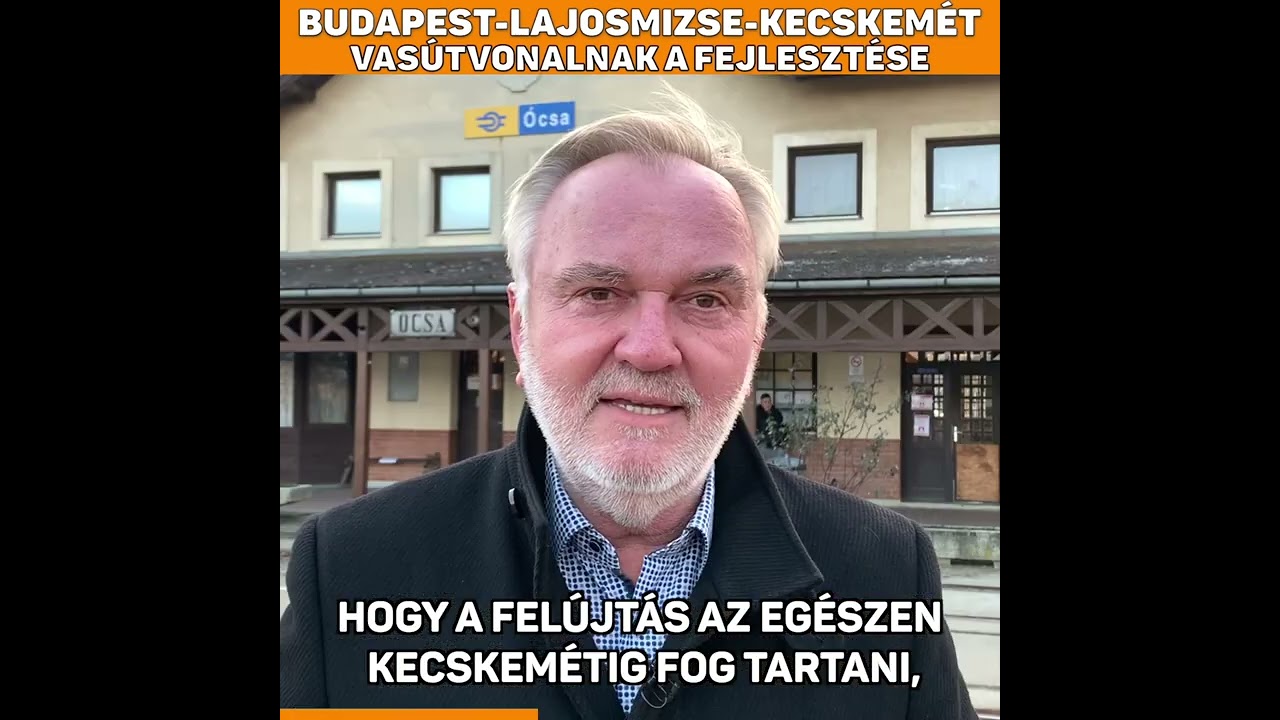 Budapest-Lajosmizse-Kecskem&eacute;t vas&uacute;tvonal fejleszt&eacute;se