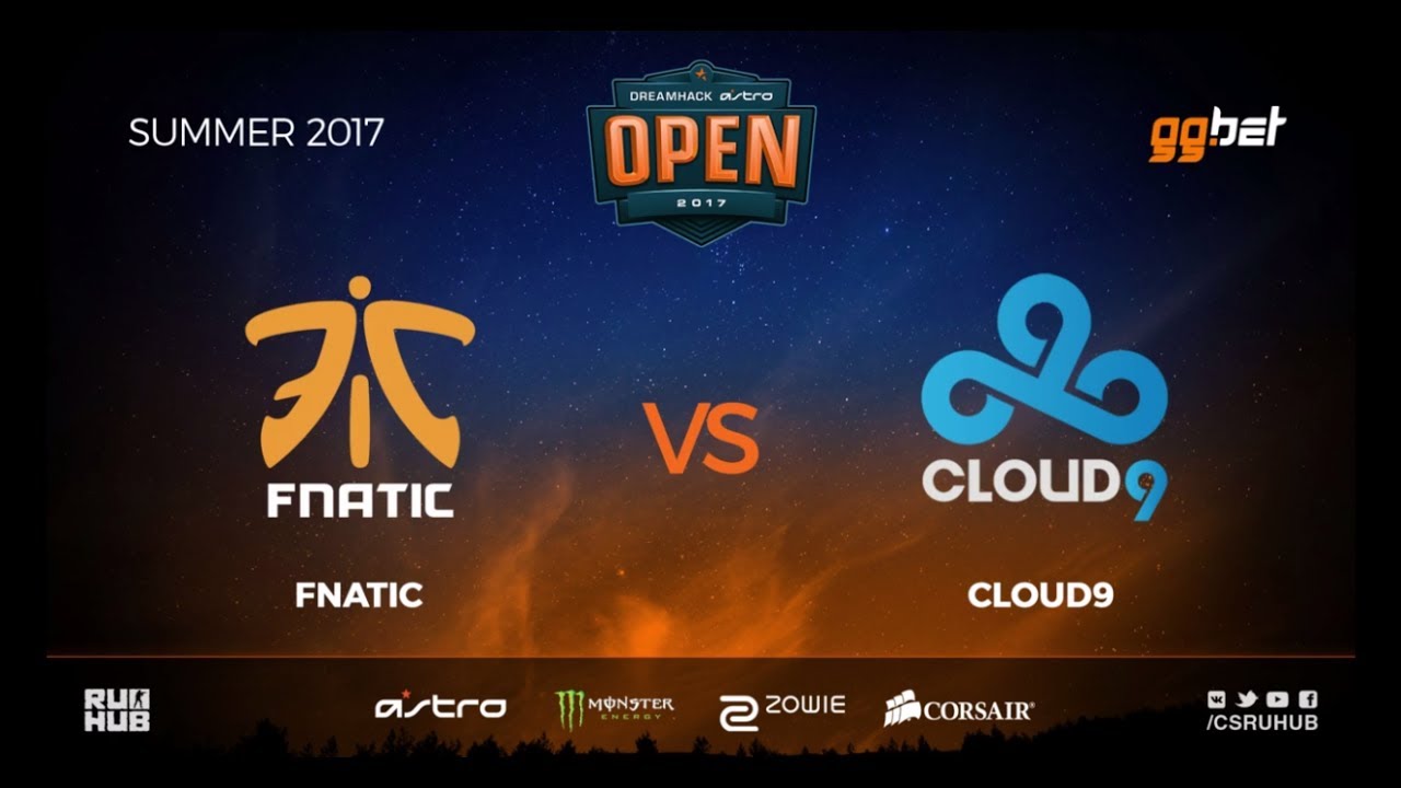 fnatic vs Cloud9 - DREAMHACK Open Summer - de_mirage [MintGod, CrystalMay]
