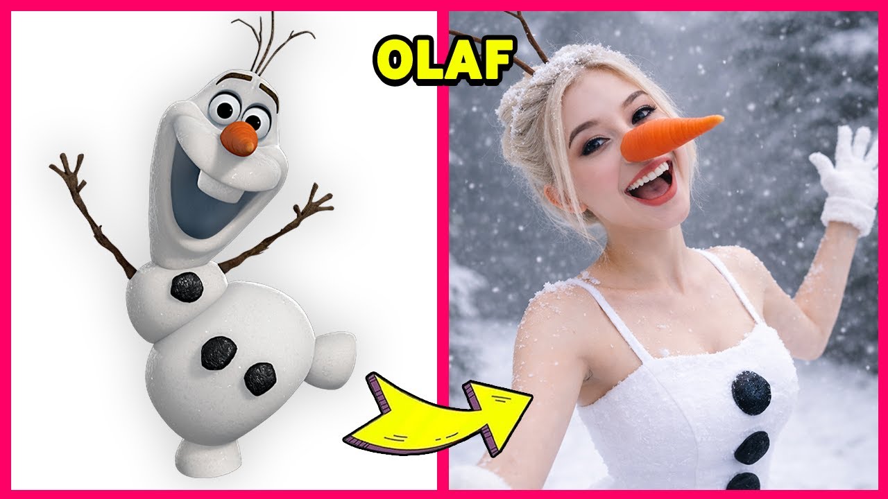 Frozen 1 & Frozen 2 Characters Gender Swap in Real Life + 🔊 Guess Frozen Characters by Their Voice