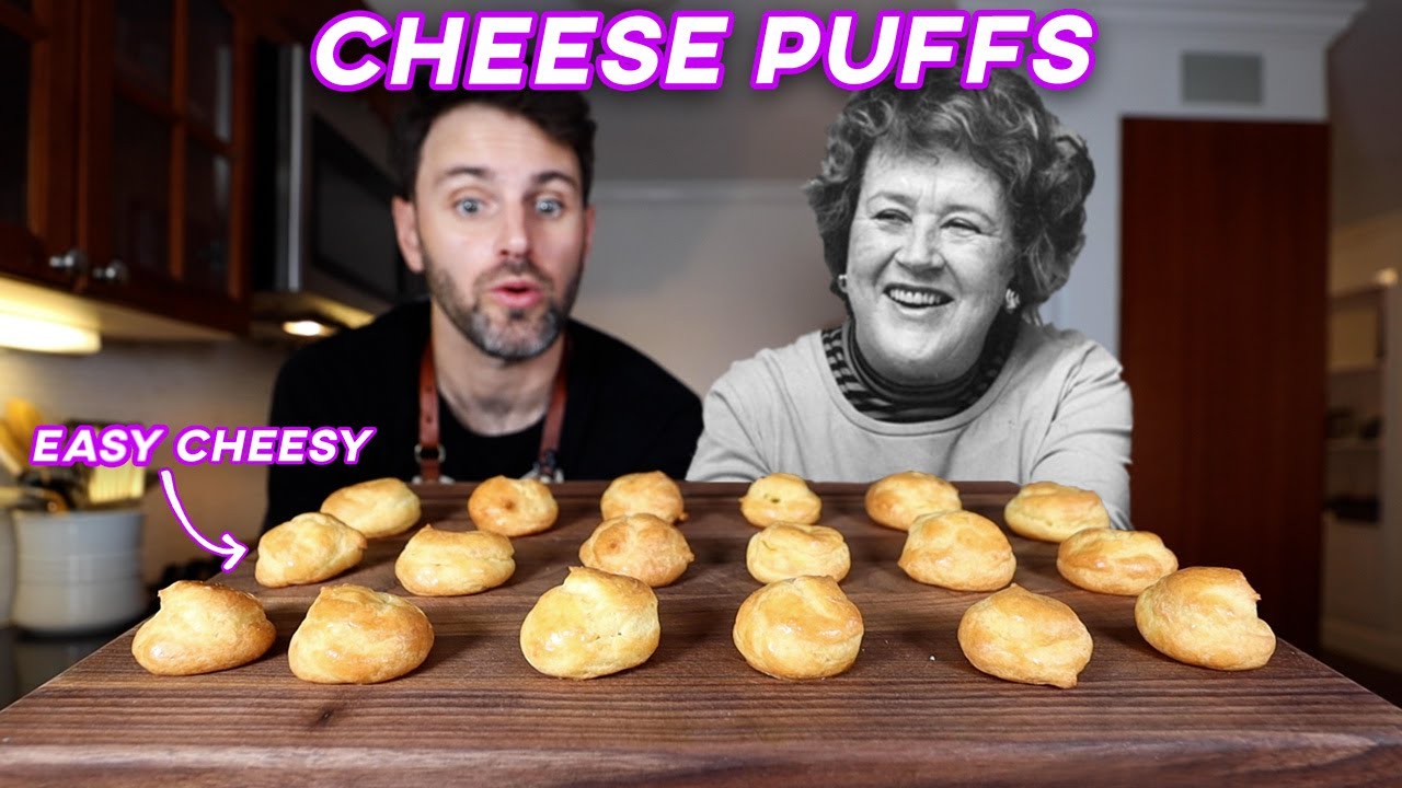 Julia Child's Choux Puffs... easy peasy cheesy