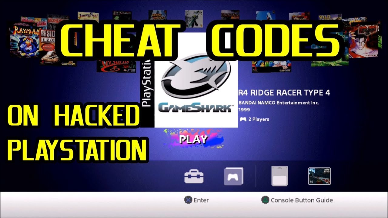 Как использовать чит-коды GameShark на взломанной PlayStation Classic