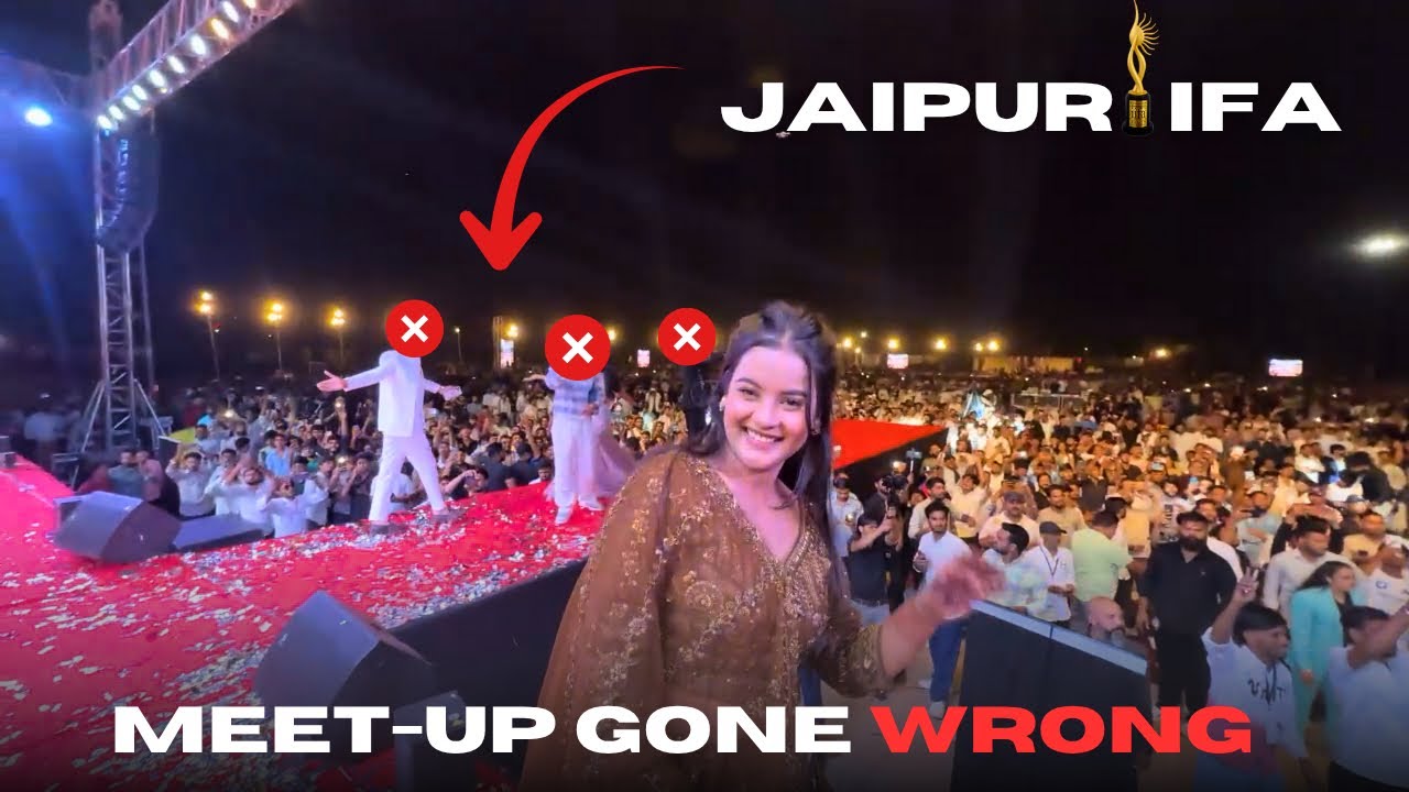 Jaipur Meet-Up with Gungun Gupta 💖 | Crazy Crowd, Fun & Love 🔥”Jaipur Chomu Ifa award 