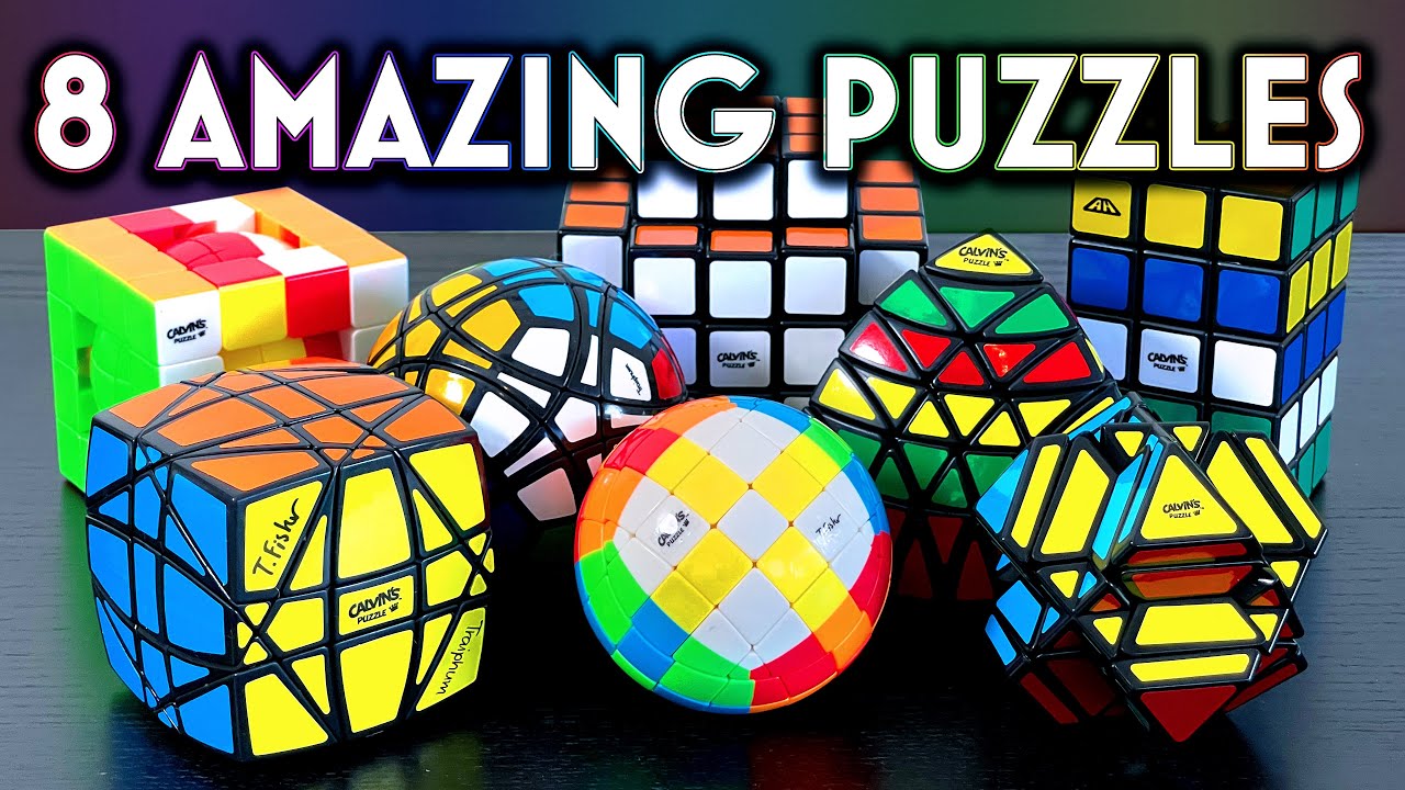 8 MIND-BLOWING PUZZLES 😱 // Unboxing + Solving Calvin's Puzzles
