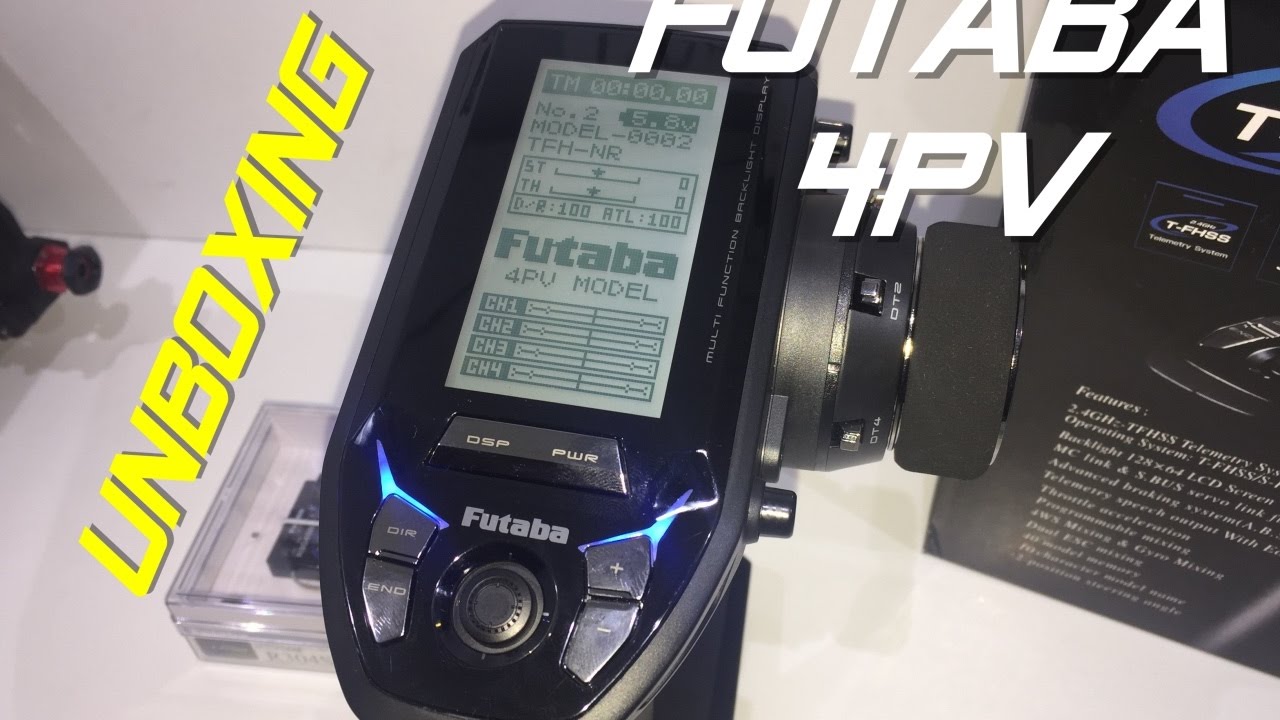 Unboxing Futaba 4PV 2,4 Ghz Fernsteuerung German
