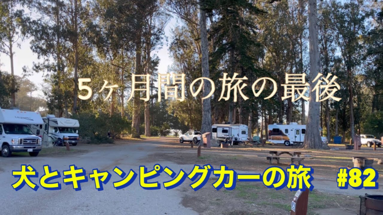 5ヶ月間の旅の最後　犬とキャンピングカーの旅#82