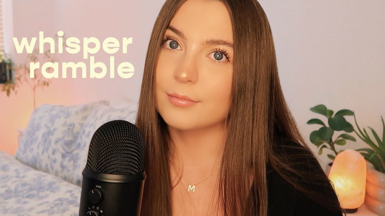 ASMR Close Clicky Whispering 💕 (Whisper Ramble)