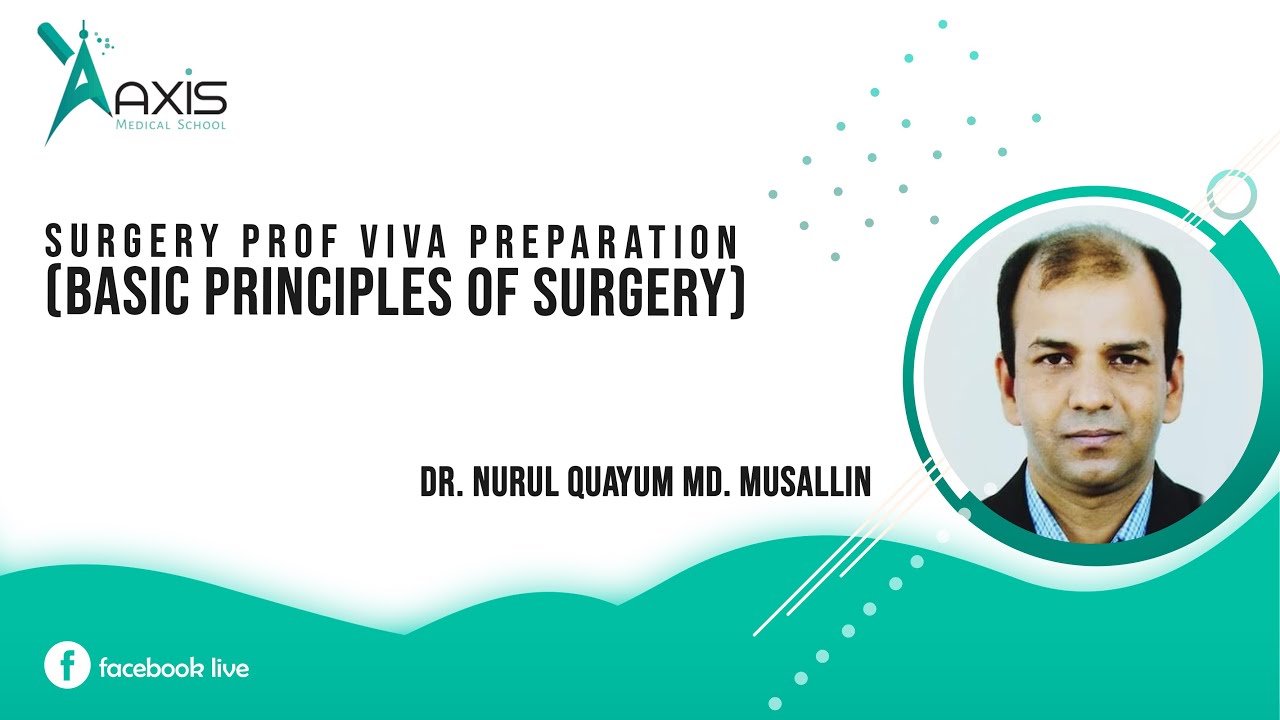 Surgery Prof Viva Preparation | Basic Principles of Surgery | Part 1