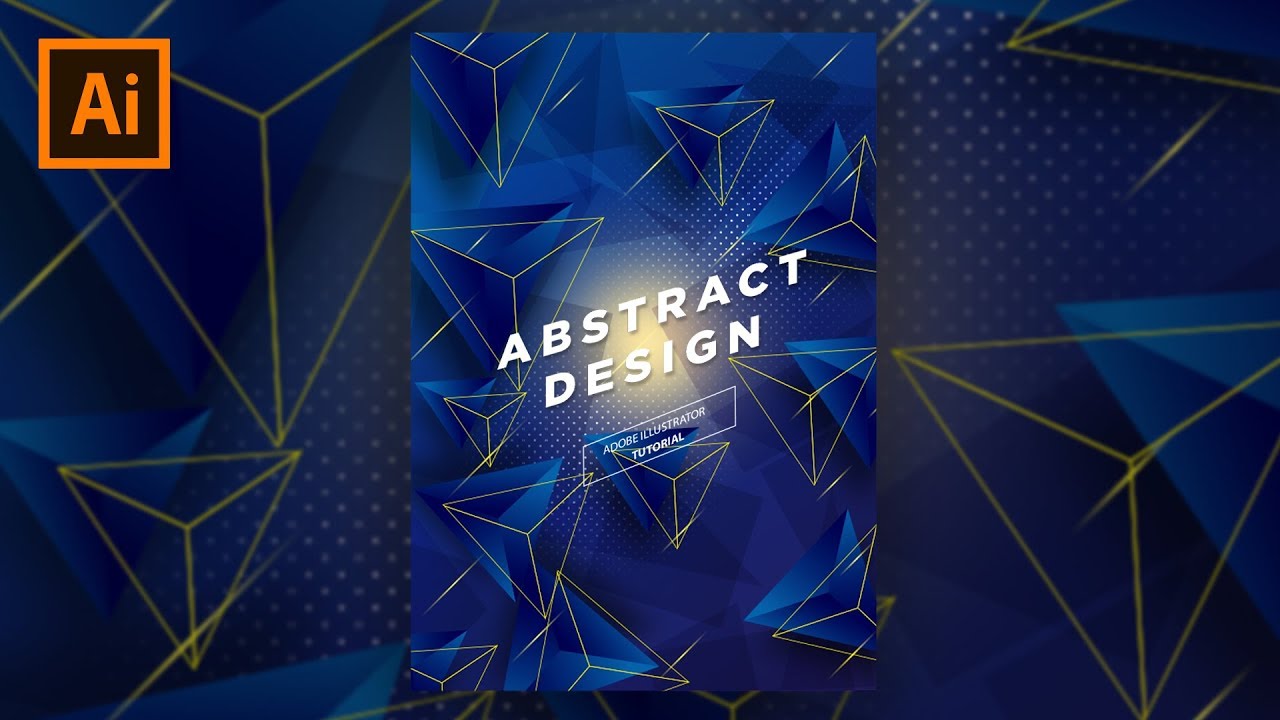 Abstract Design | Vector Poster / Flyer / Cover | Adobe illustrator Tutorial