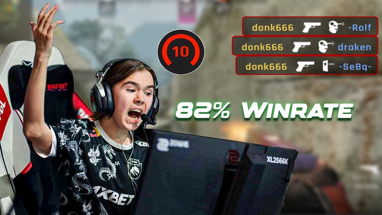 Donk&rsquo;s FACEIT Winrate % in 2026 is Already Scary