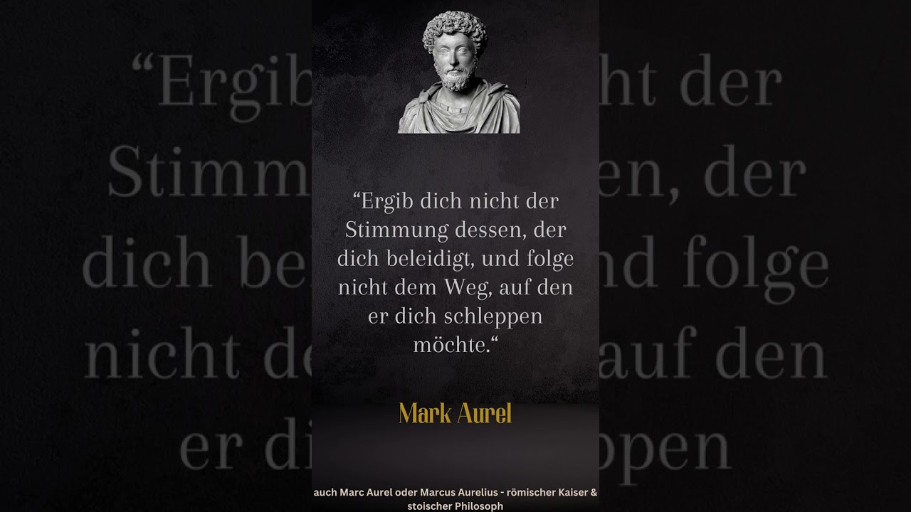 Die lebensver&auml;nderndsten Mark Aurel Zitate I Inspiration #Motivation #marcusaurelius #shortsvideo