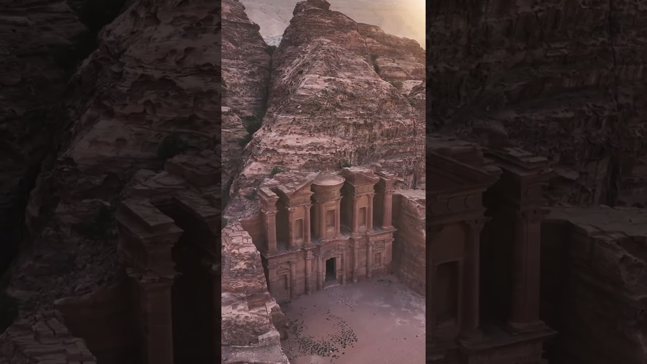The Monastery &lsquo;Ad Deir&rsquo; at Petra, Jordan.