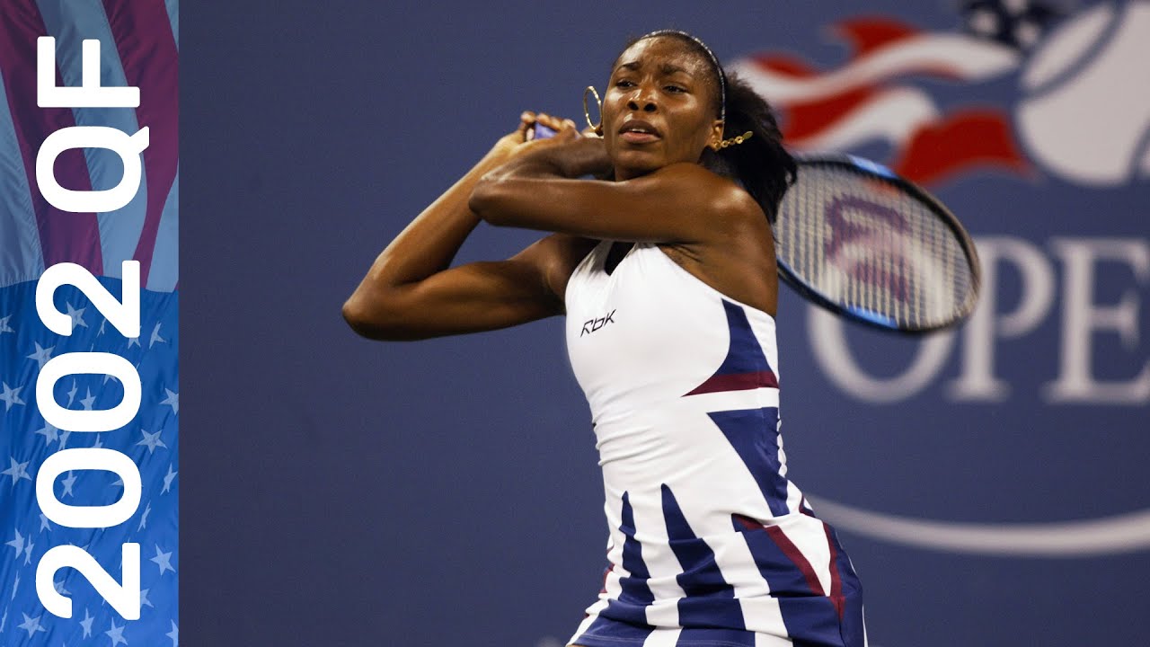 Venus Williams vs Monica Seles | US Open 2002 Quarterfinal