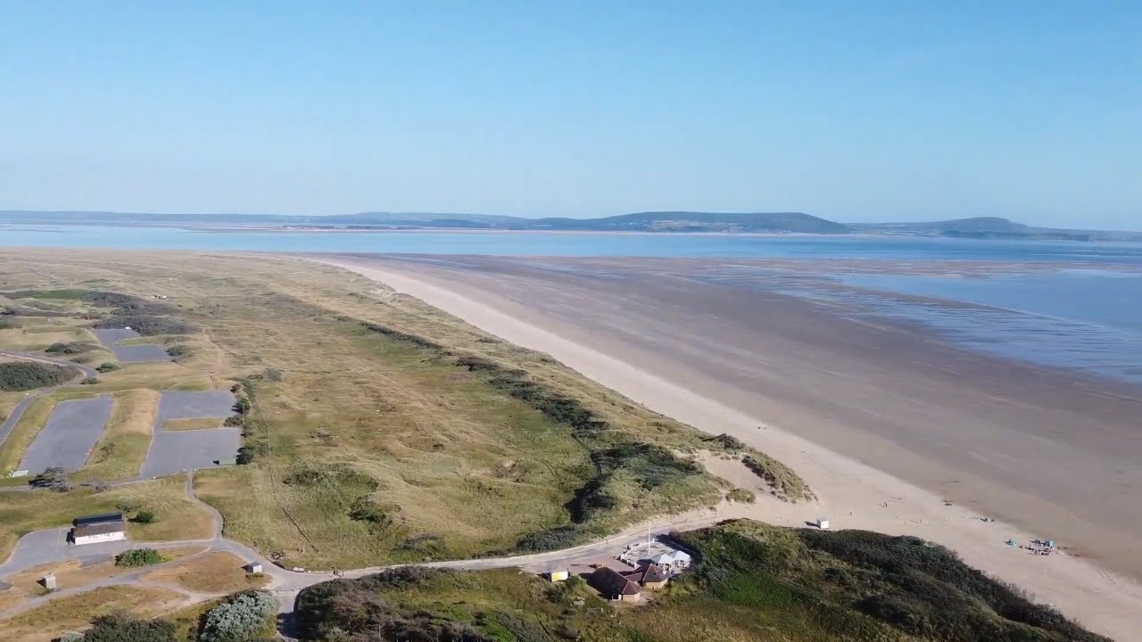 South Wales days out. Pembrey Country Park: A Breathtaking Aerial Tour of Nature's Playground!