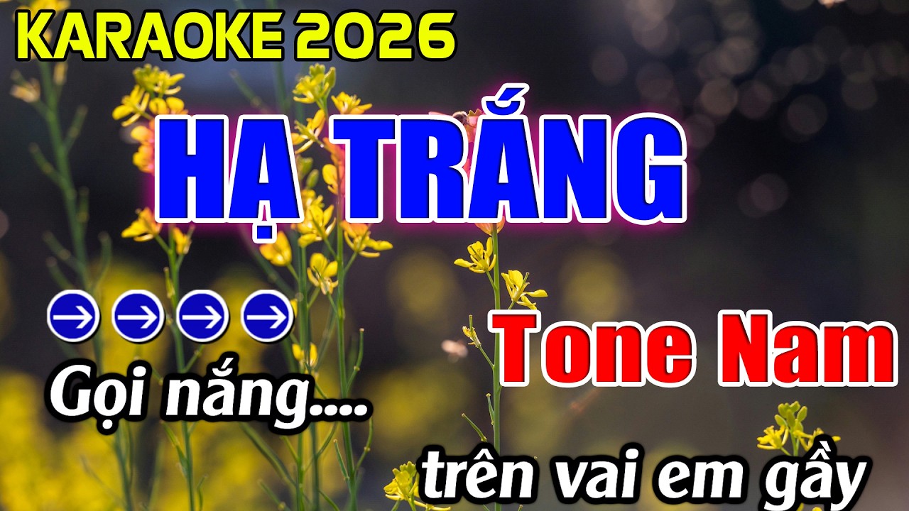 Hạ Trắng Karaoke Tone Nam Karaoke Hoàng Giang 62